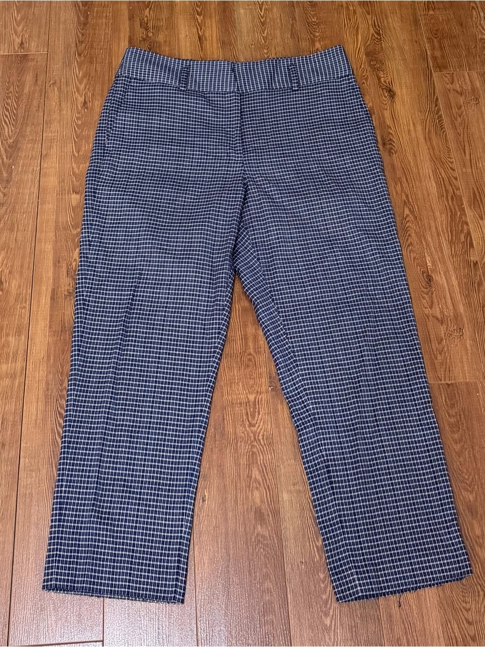 Women’s Pants by DKNY- Blue Check - Size 12